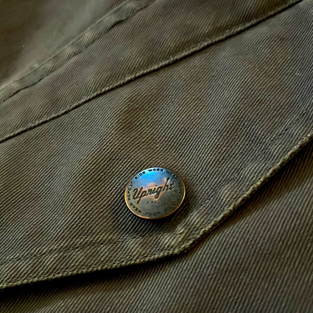 Incredible canvas cycling jacket from Upright Cyclist - Picture 3 of 7